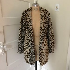 ASOS faux fur leopard coat